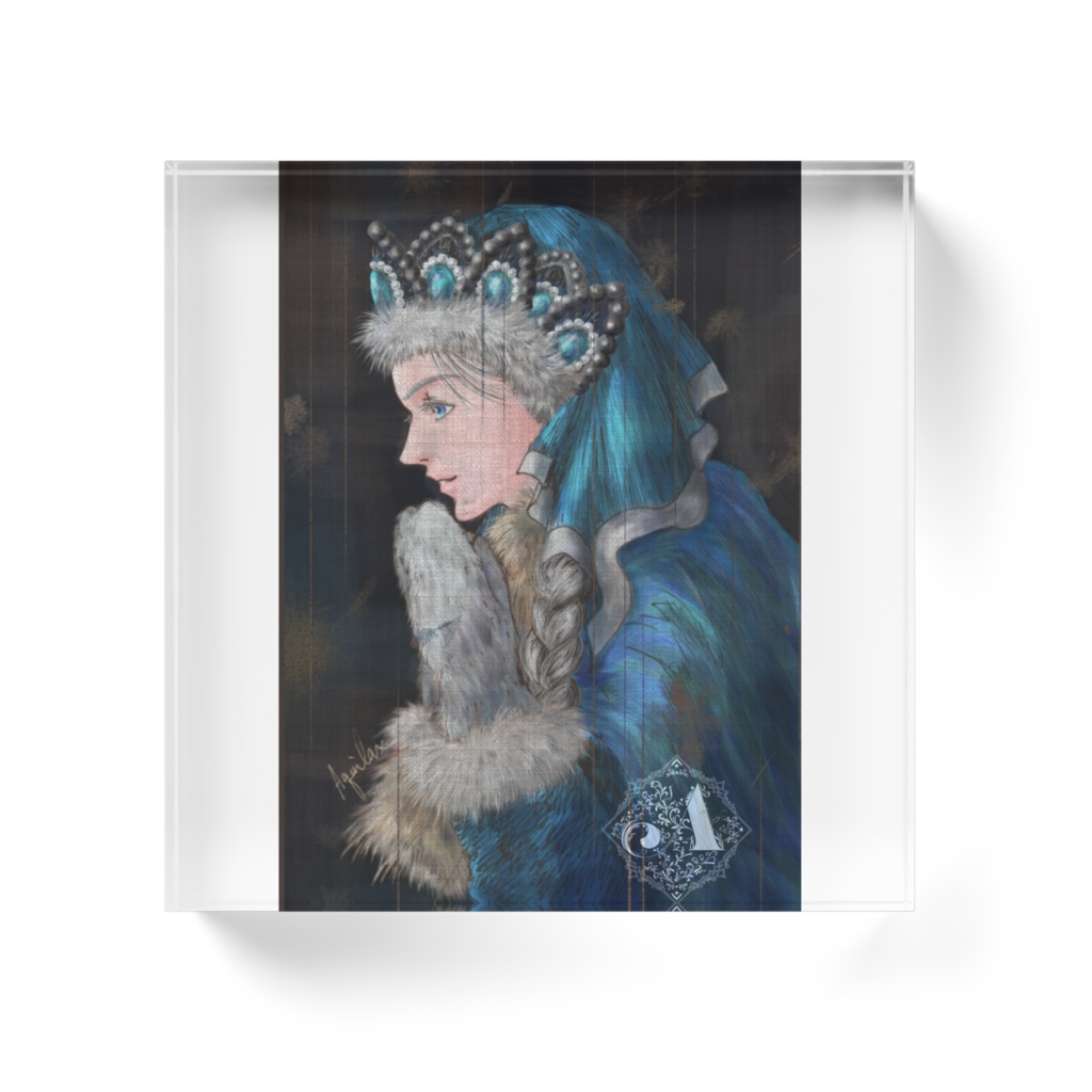 雪娘アクリルブロック