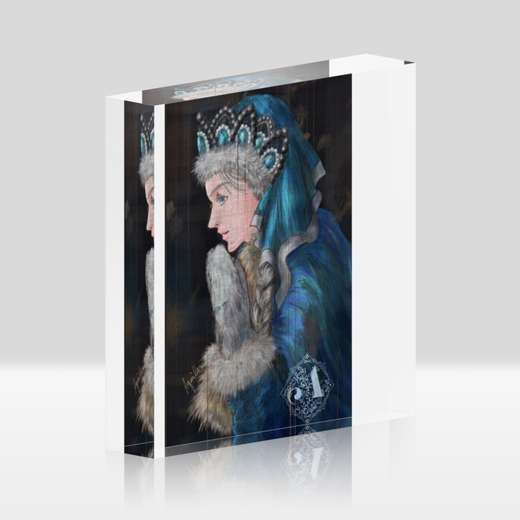 雪娘アクリルブロック