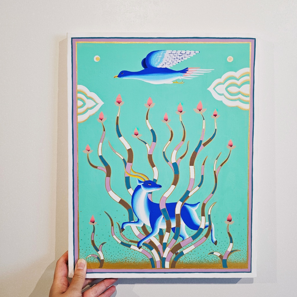 【旧作原画】「西方へ」410×318mm