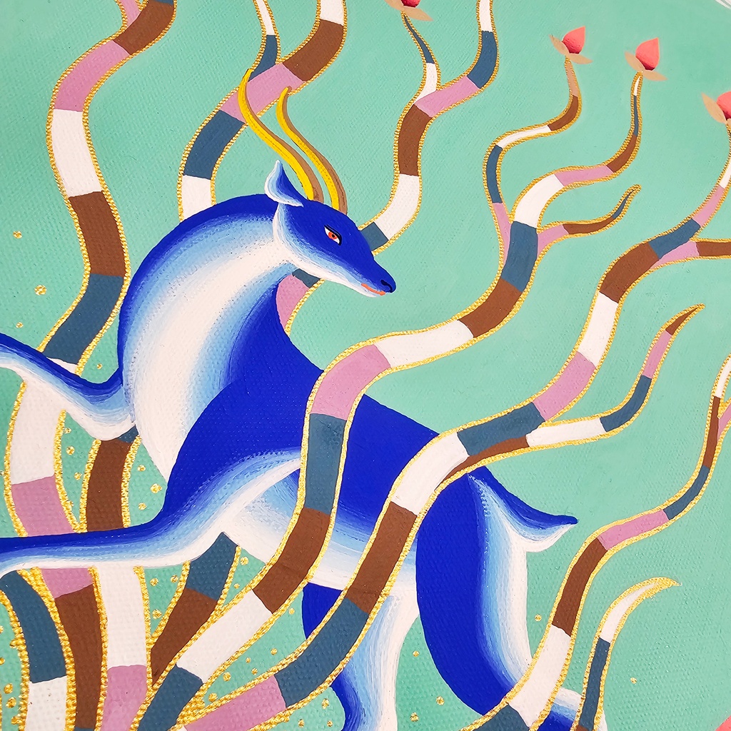 【旧作原画】「西方へ」410×318mm