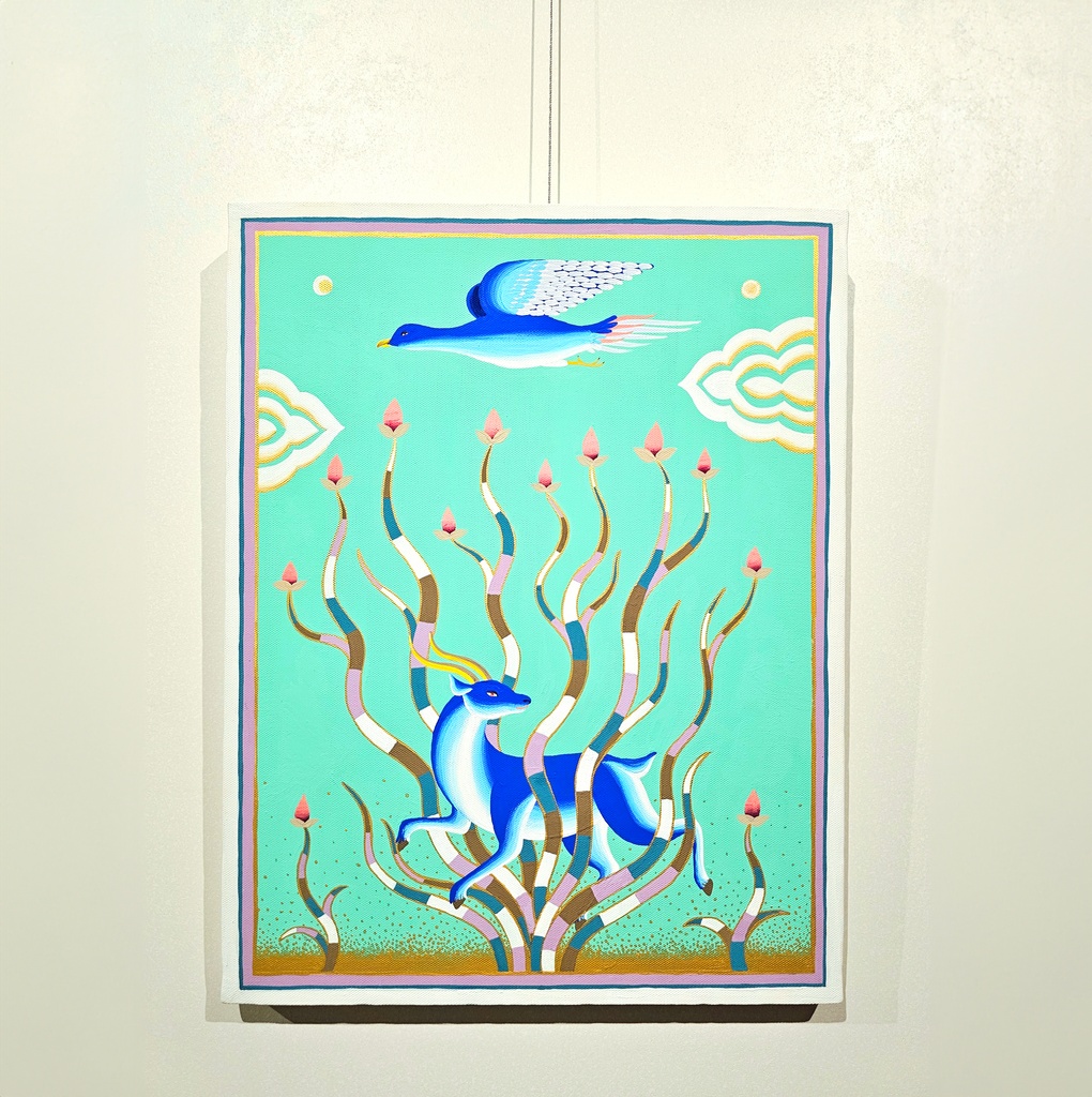 【旧作原画】「西方へ」410×318mm