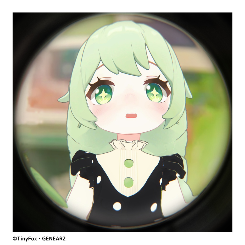 TinyFox 新生造物 小青呱(カエル) 公式コラボ3Dモデル Ver.1.0.1