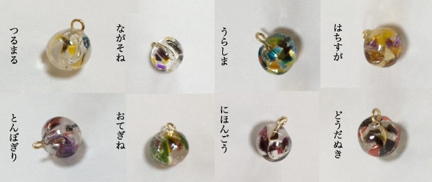 飴玉の中の刀剣だんしイメージピアス/刀剣乱舞モチーフ