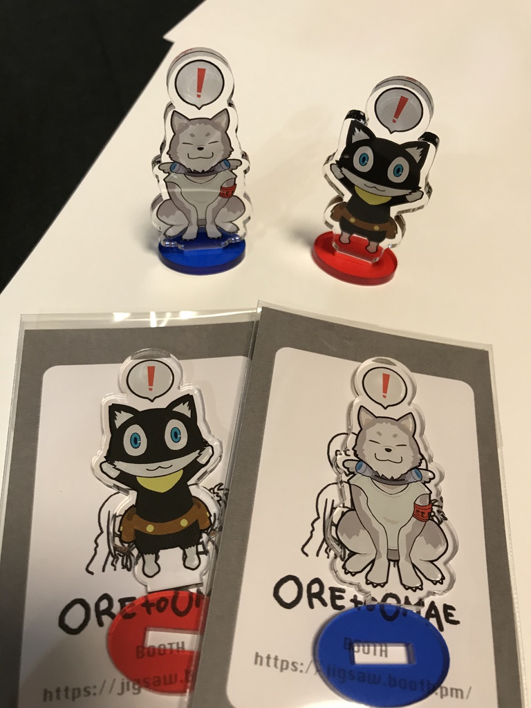 モルガナ(^ω^)コロマル(^ω^)アクリルスタンド