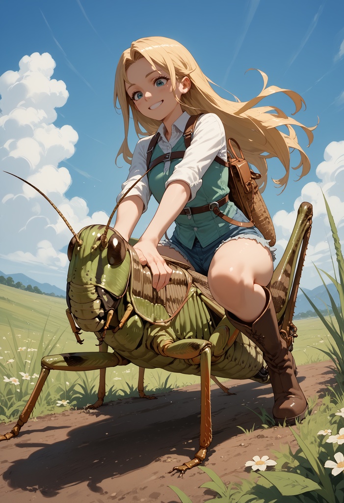 Grasshopper バッタ LoRA [Pony]