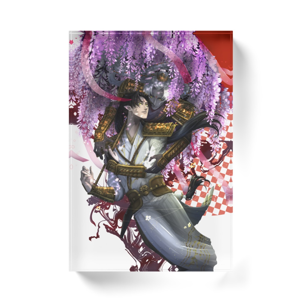 アクリルブロック 白黒無常「東風遙」