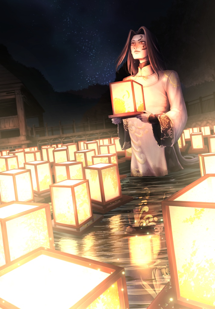 ポストカード 白黒無常 3種