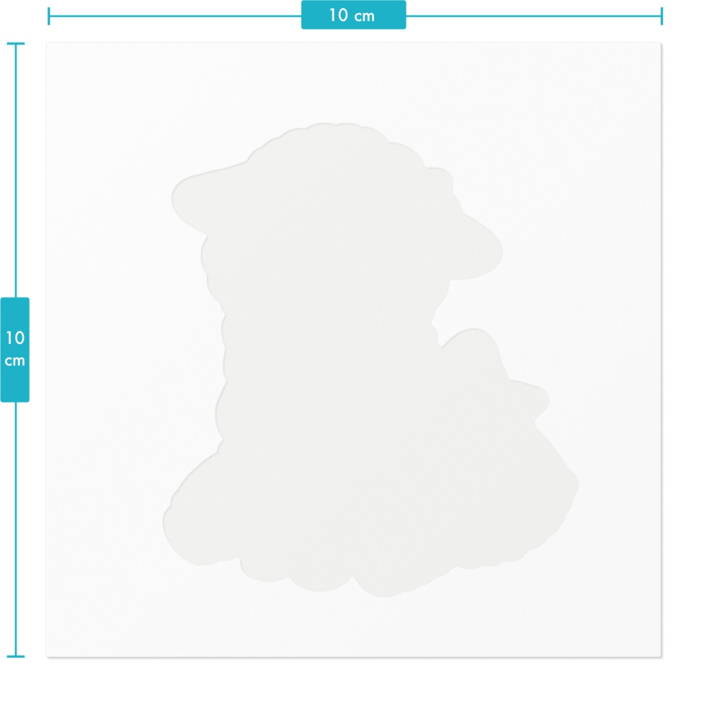 【苺×白ひつじ】水彩アンティーク風ステッカー