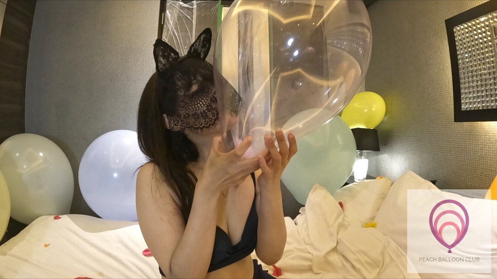 ピーチバルーンクラブ No.10-1 MIYA大量の風船割り