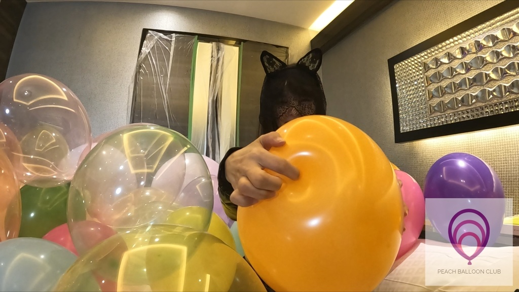 ピーチバルーンクラブ No.10-1 MIYA大量の風船割り