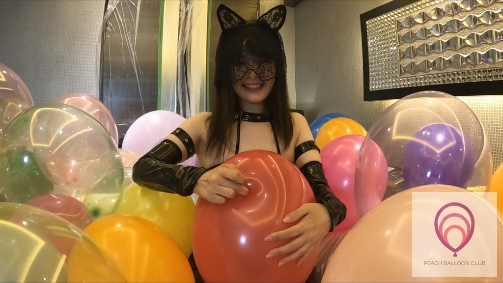 ピーチバルーンクラブ No.10-1 MIYA大量の風船割り