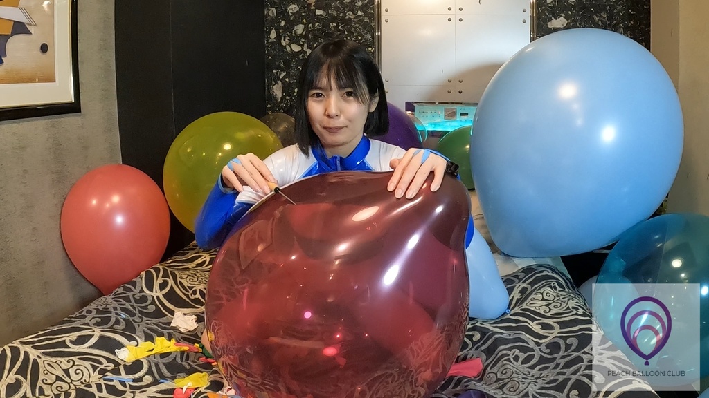 ピーチバルーンクラブ#11-1 のの とたくさんの風船 (Nono and lots of balloons)