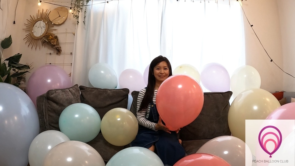 ピーチバルーンクラブ#12 あかねちゃんの風船遊び (Akane’s balloon time)
