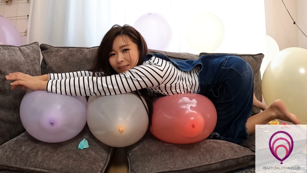 ピーチバルーンクラブ#12 あかねちゃんの風船遊び (Akane’s balloon time)