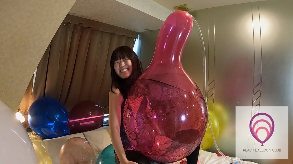 ピーチバルーンクラブ#13-2 りんかと膨らむ風船 (Rinka and inflating balloons)