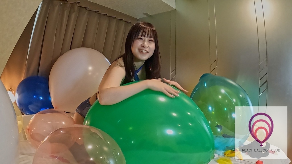 ピーチバルーンクラブ#13-2 りんかと膨らむ風船 (Rinka and inflating balloons)