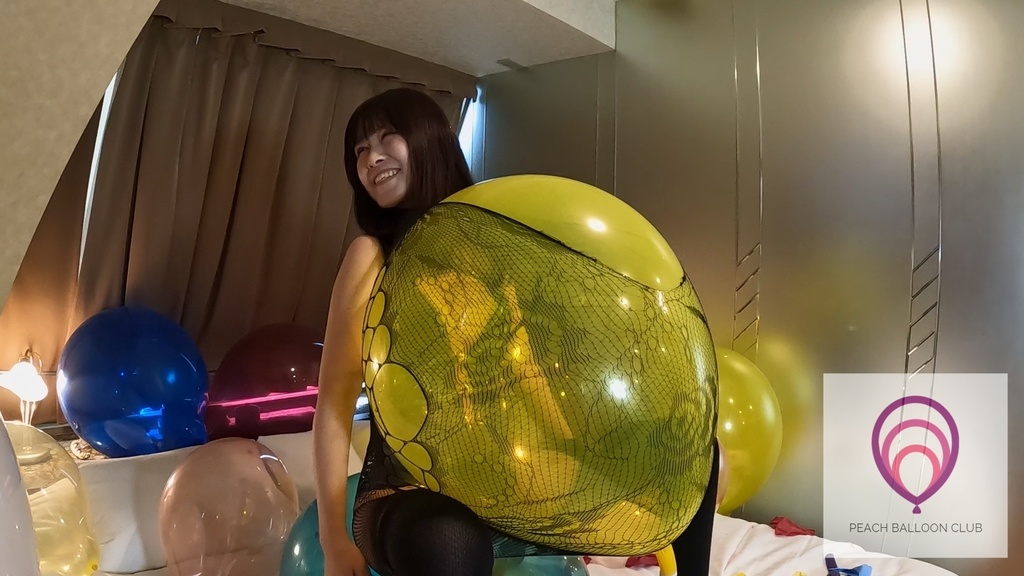 ピーチバルーンクラブ#13-2 りんかと膨らむ風船 (Rinka and inflating balloons)