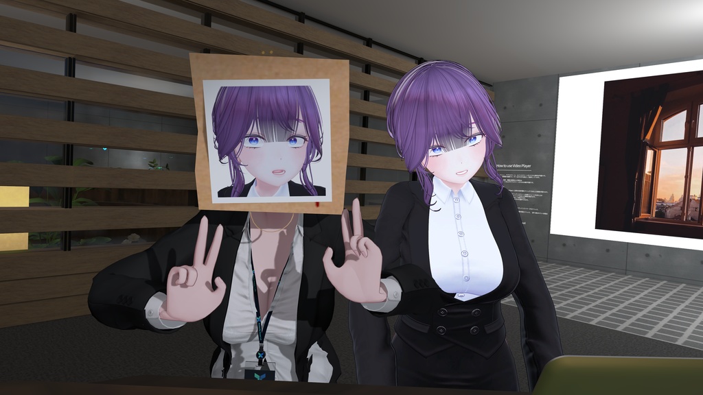 【VRChat】写真付きの紙袋被るやつ PaperBagger