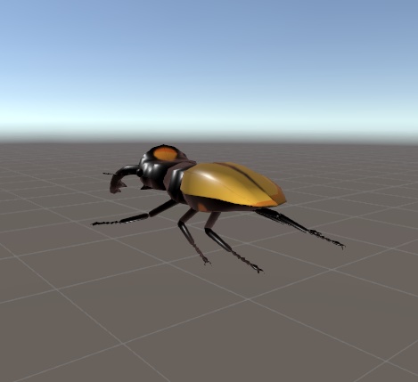 【VRChat向け】ラコダールツヤクワガタ