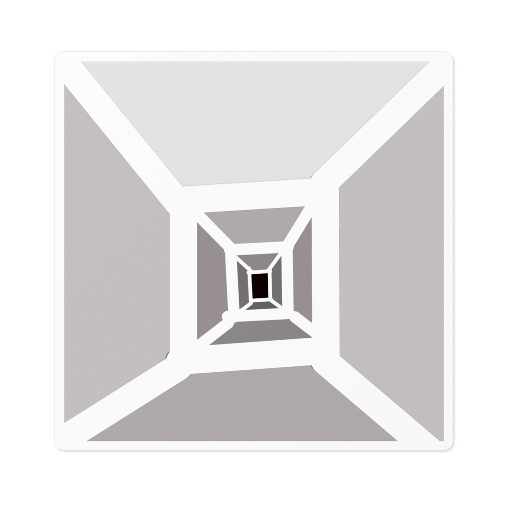 ステッカー:四角