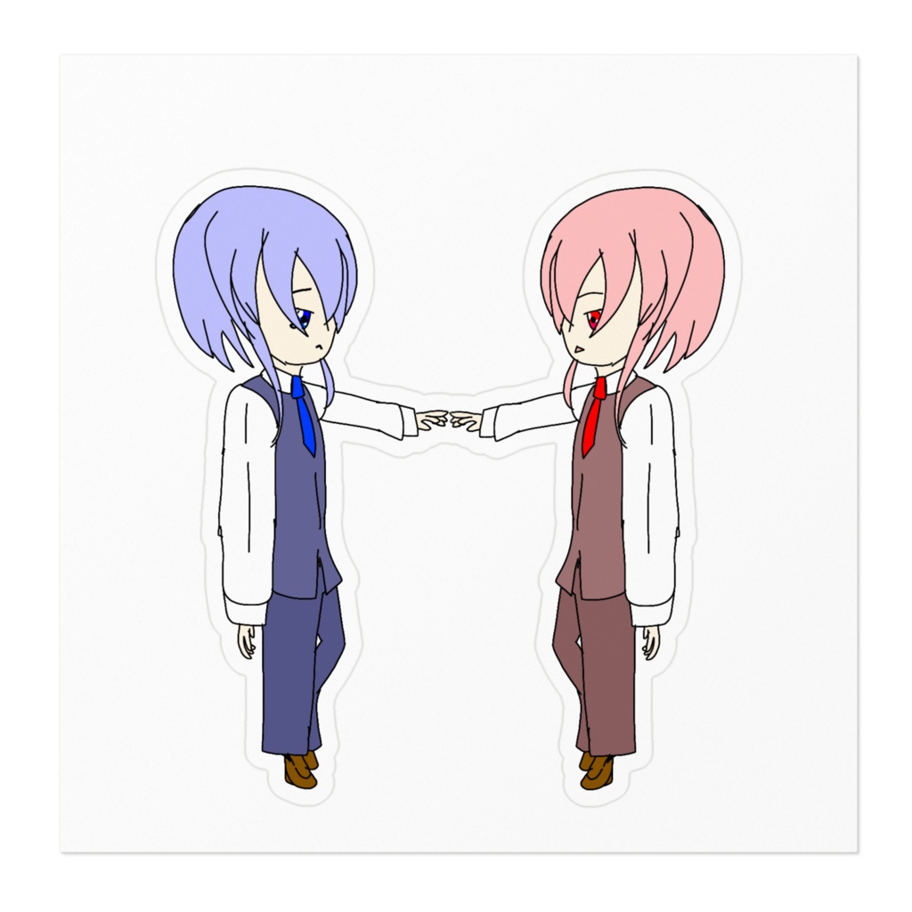 ステッカー:双子