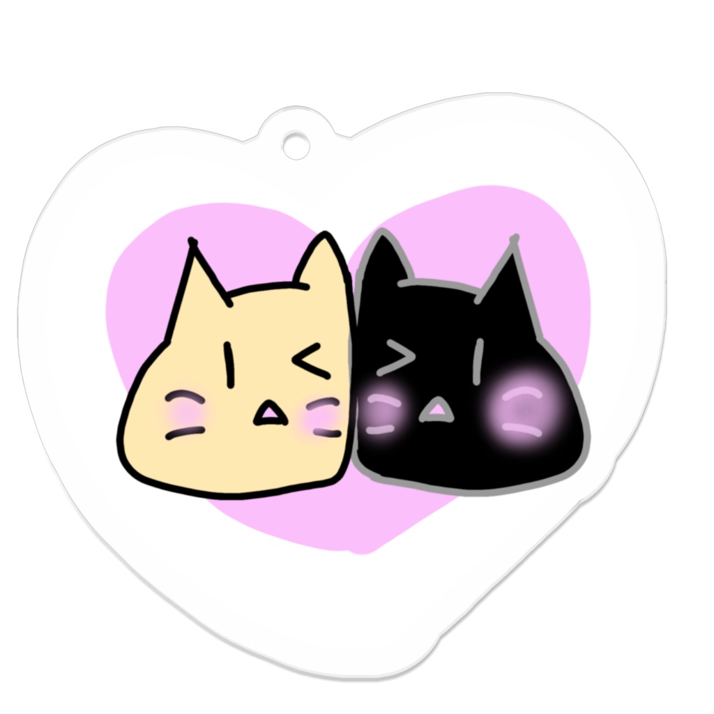 chibineco:アクリルキーホルダー