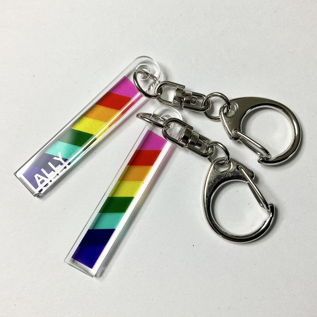 LGBTQレインボーキーホルダー