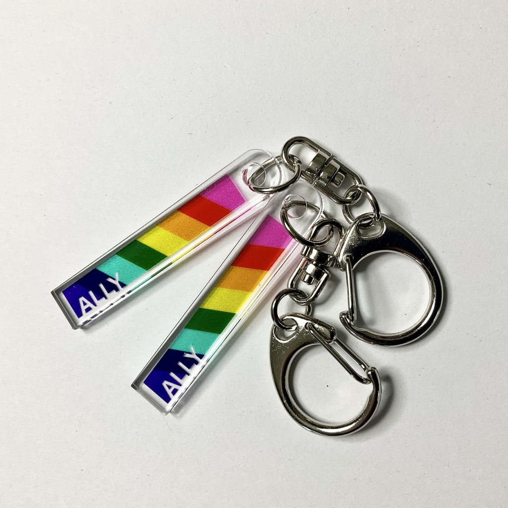 LGBTQレインボーキーホルダー