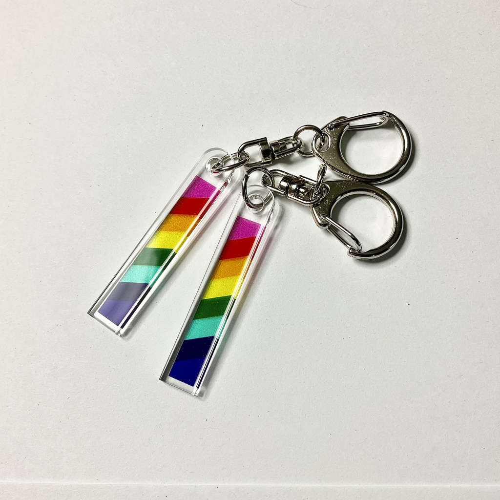LGBTQレインボーキーホルダー