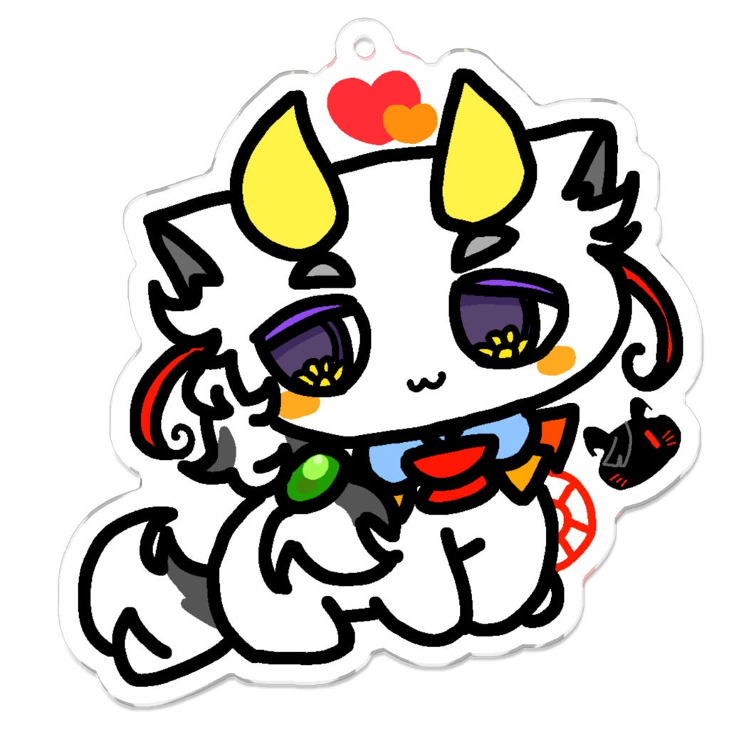 さよねこちゃんアクキー