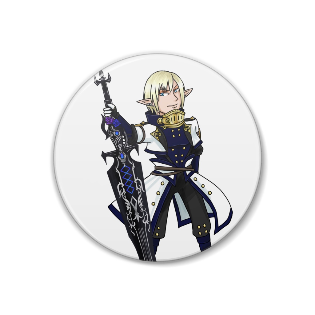 FF14光の戦士　缶バッジ　kei
