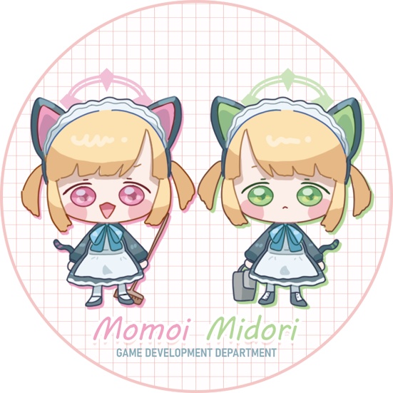 モモイ×ミドリ メイドアクリルキーホルダー
