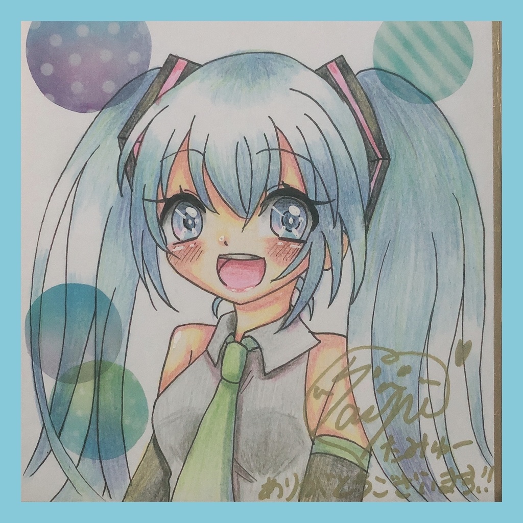 色紙(小) 初音ミク