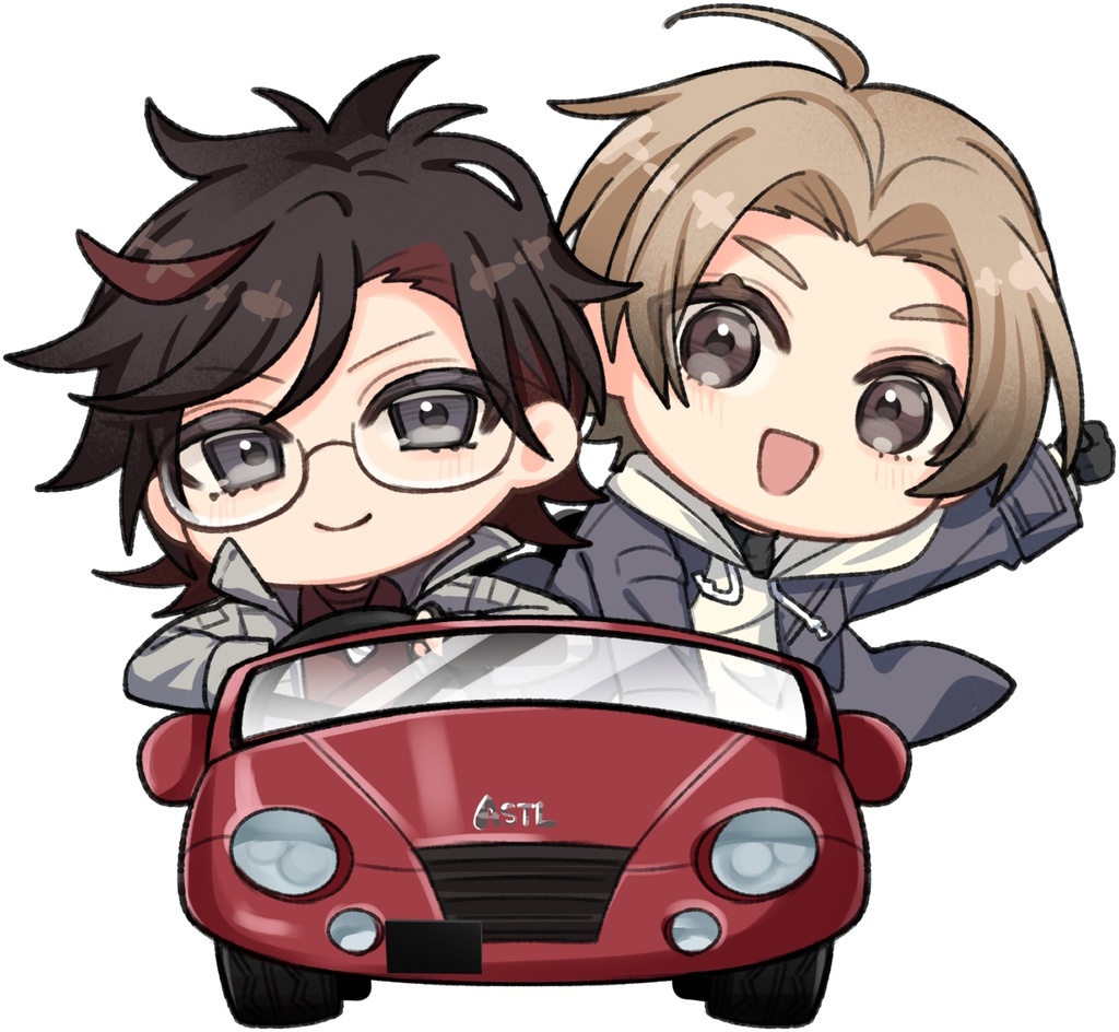 ドライブステッカー【アスモツライ】