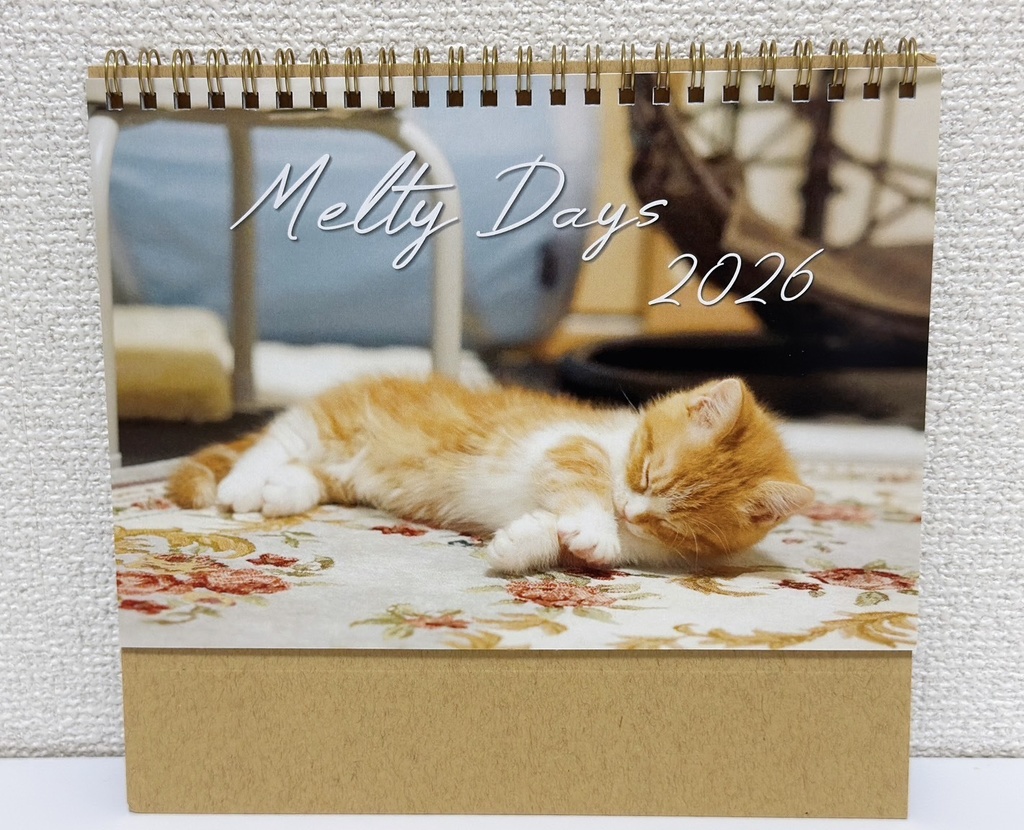 【オリジナル猫カレンダー】Melty Days -2026-