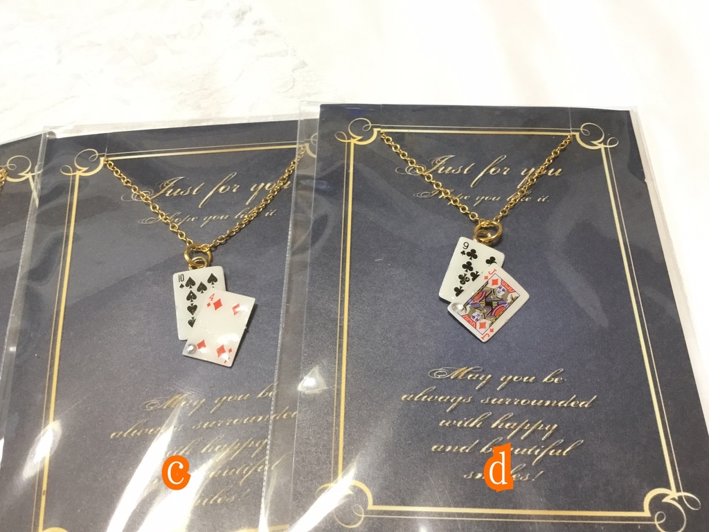 トランプ×トランプ (ネックレス) アウトレット