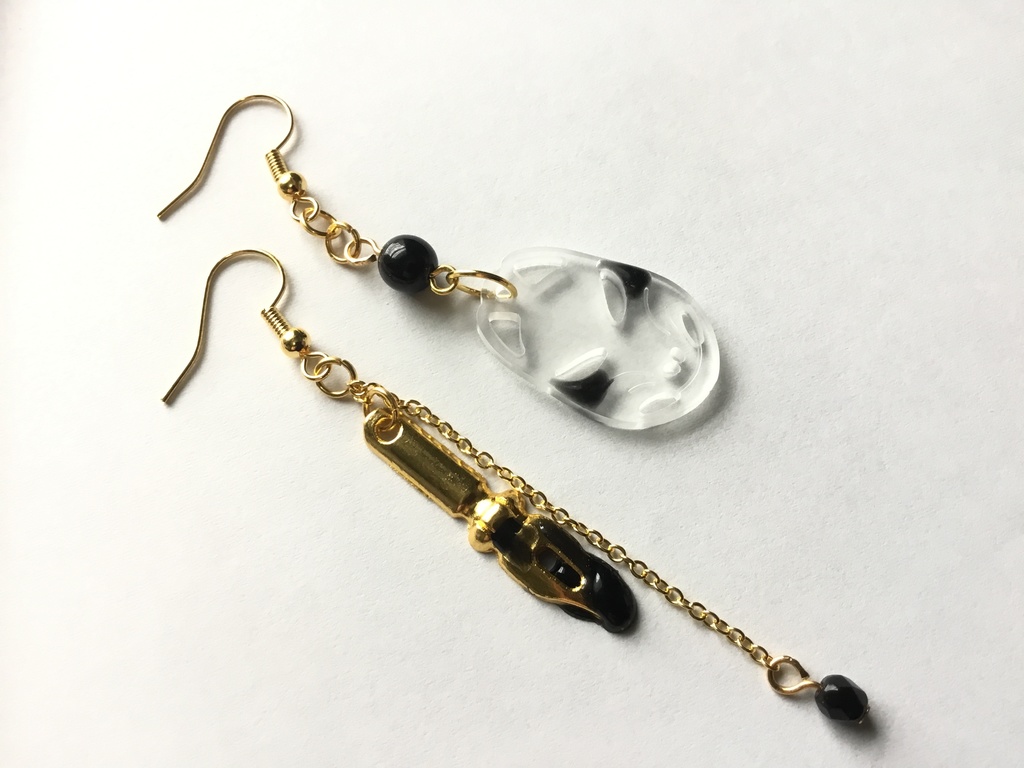 狐の書生さん (ピアス イヤリング )