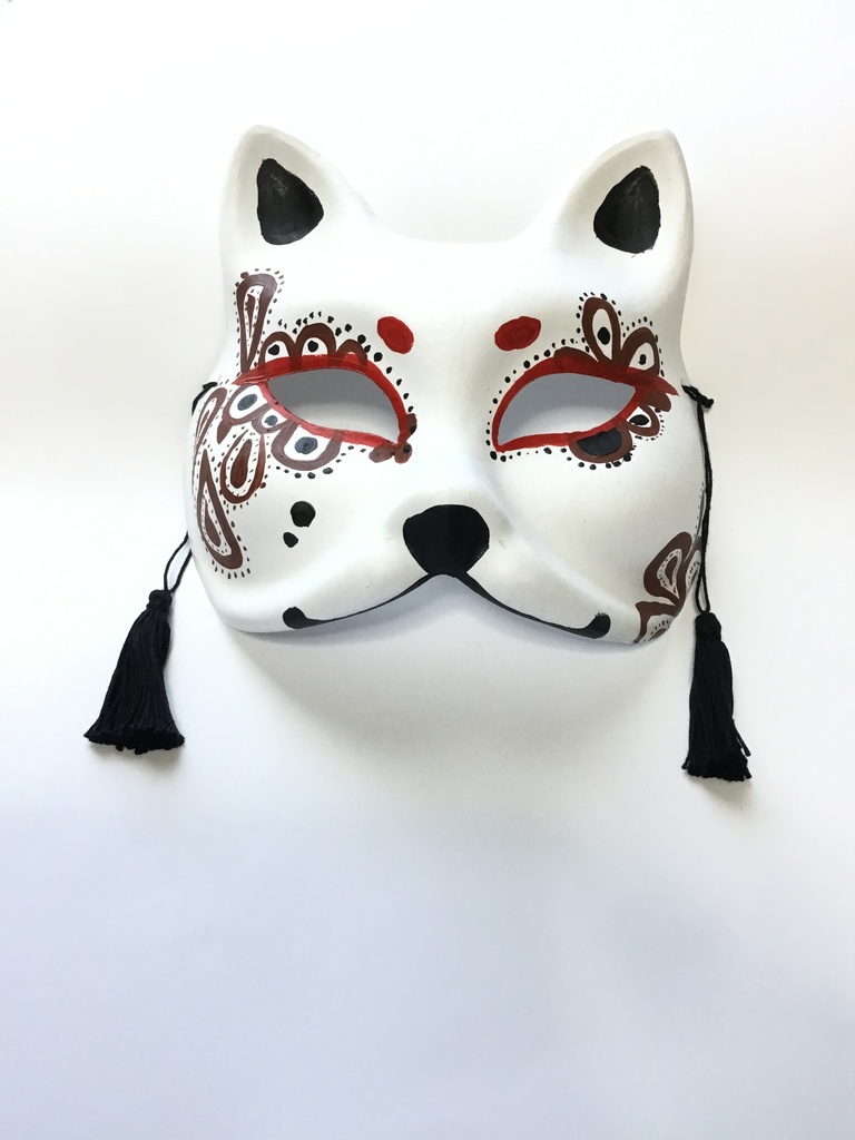 狐のお面 (お面 コスプレ)