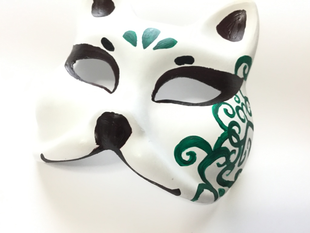 狐のお面 (お面 コスプレ)