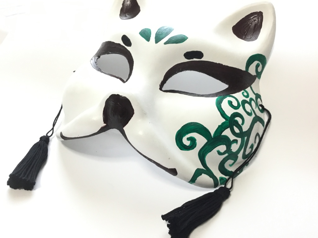 狐のお面 (お面 コスプレ)