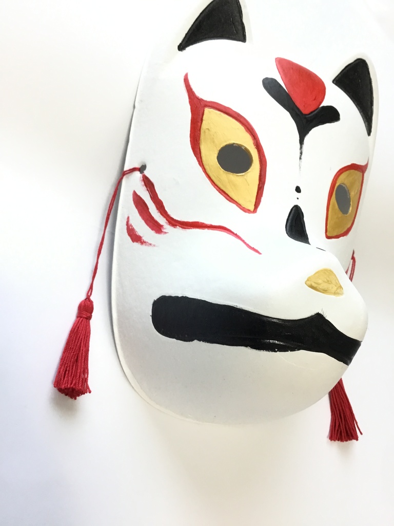 狐のお面 ( お面 コスプレ)