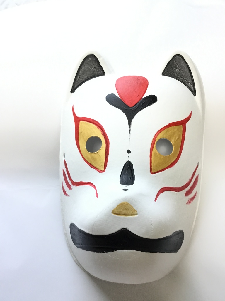 狐のお面 (お面 コスプレ)