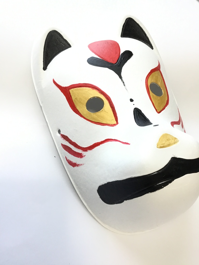 狐のお面 (お面 コスプレ)