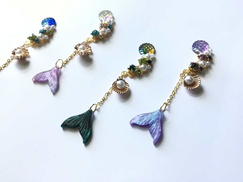 サヨナラ、人魚姫 泡沫 (イヤリング イヤーカフ)