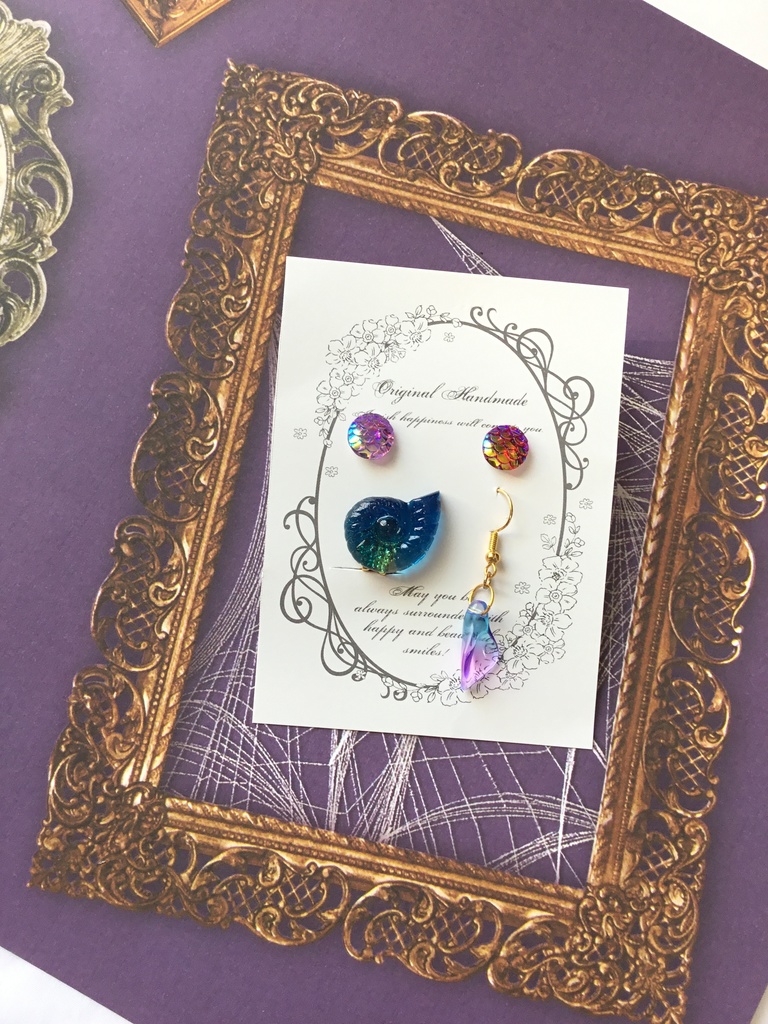 人魚の耳飾りset （ピアス）