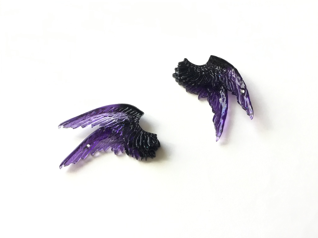 ルシファーの羽根 (片耳 ピアス イヤリング)