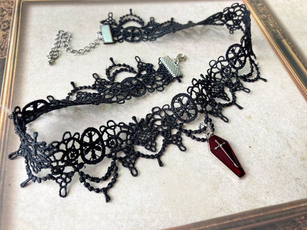 吸血鬼が起きる前に。 【チョーカー ネックレス】