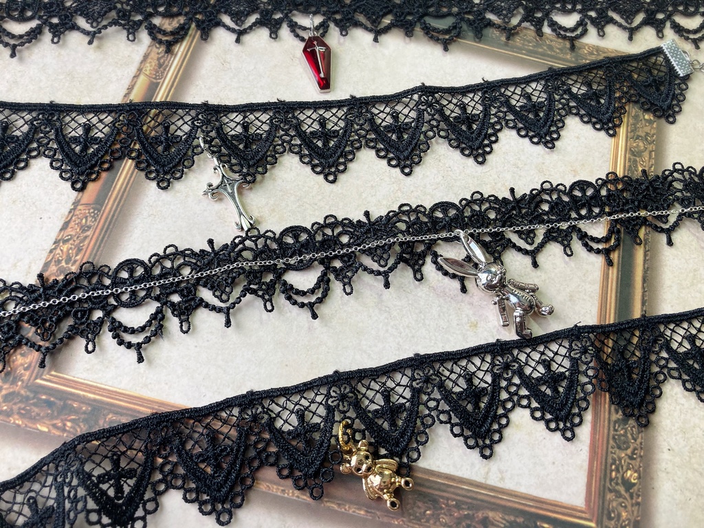 吸血鬼が起きる前に。 【チョーカー ネックレス】