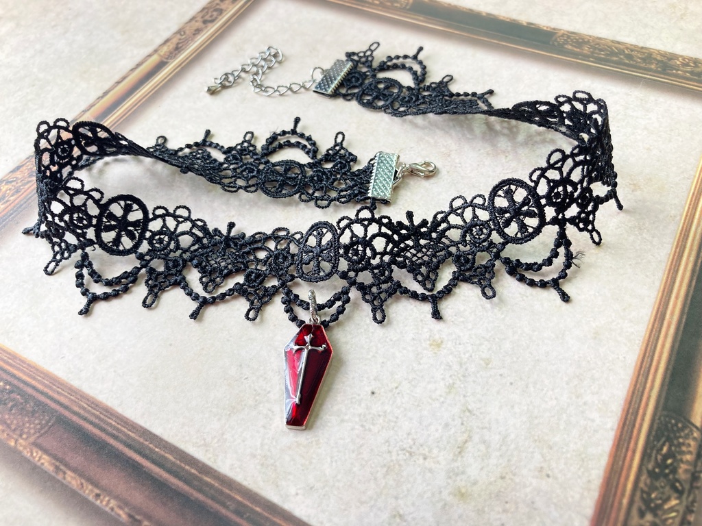 吸血鬼が起きる前に。 【チョーカー ネックレス】