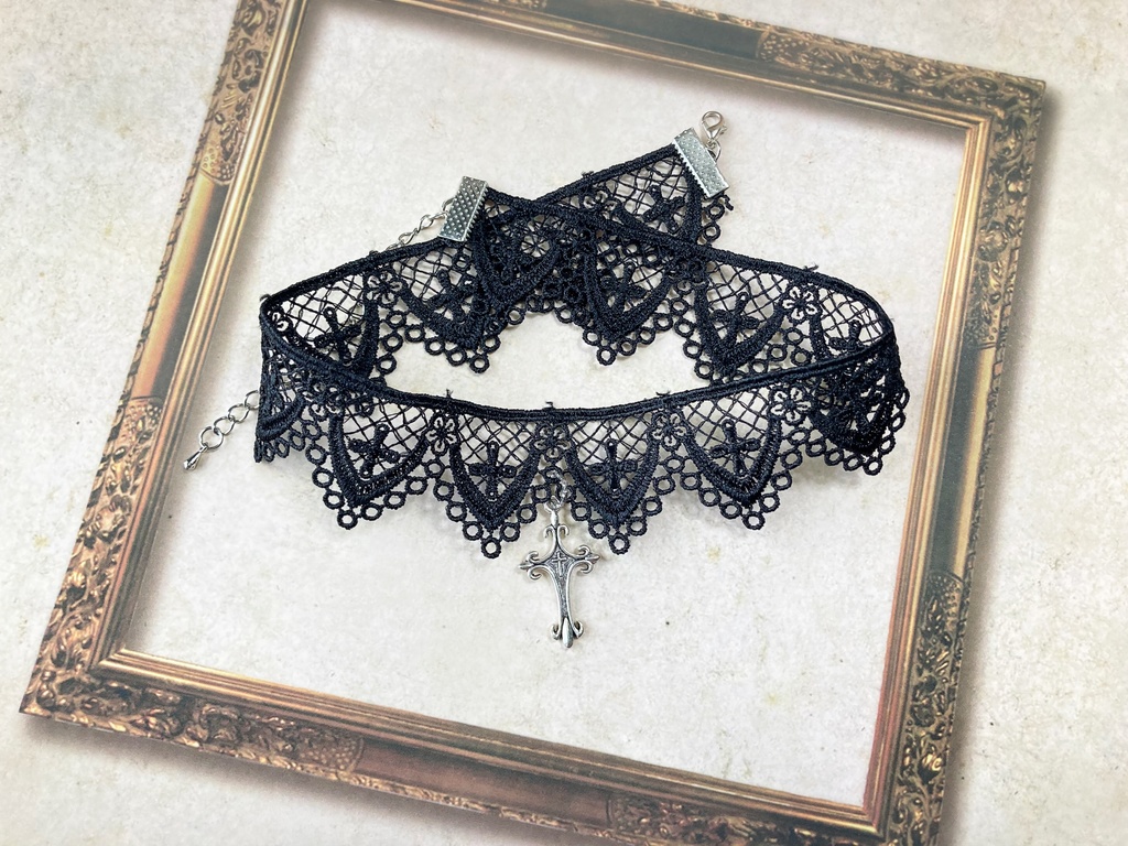 十字架に祈りを。【ネックレス チョーカー】